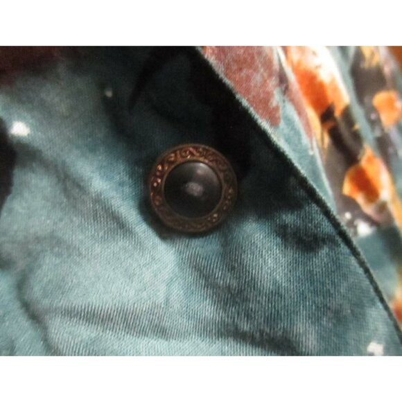 True Vtg 90s L Paul Et Diffier Abstract Patterned Button-Up Shirt Colorful - Picture 5 of 5